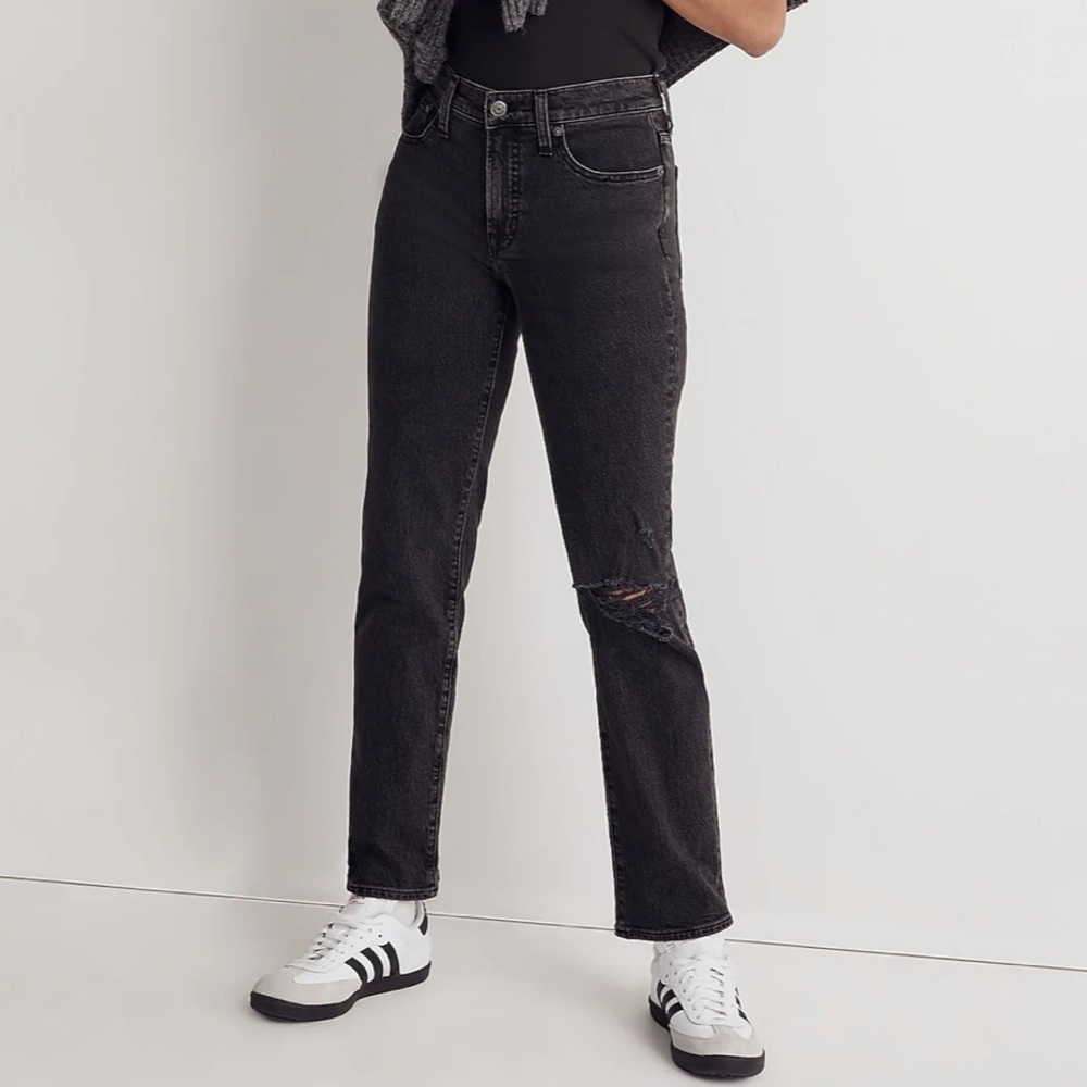 NWT Perfect Vintage Mid-Rise Madewell Straight Jean